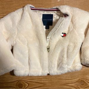 Tommy Hilfiger Cream Puffer Jacket
